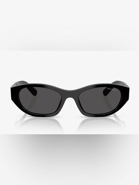 Miu Miu Black Cat-Eye Sunglasses